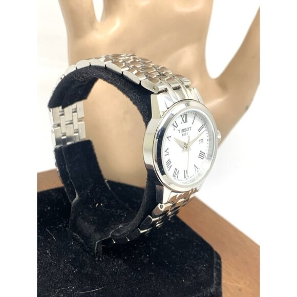 Tissot Women's Watch Swiss Quartz White Dial 28mm Silver Steel T1292101101300 - Picture 14 of 14